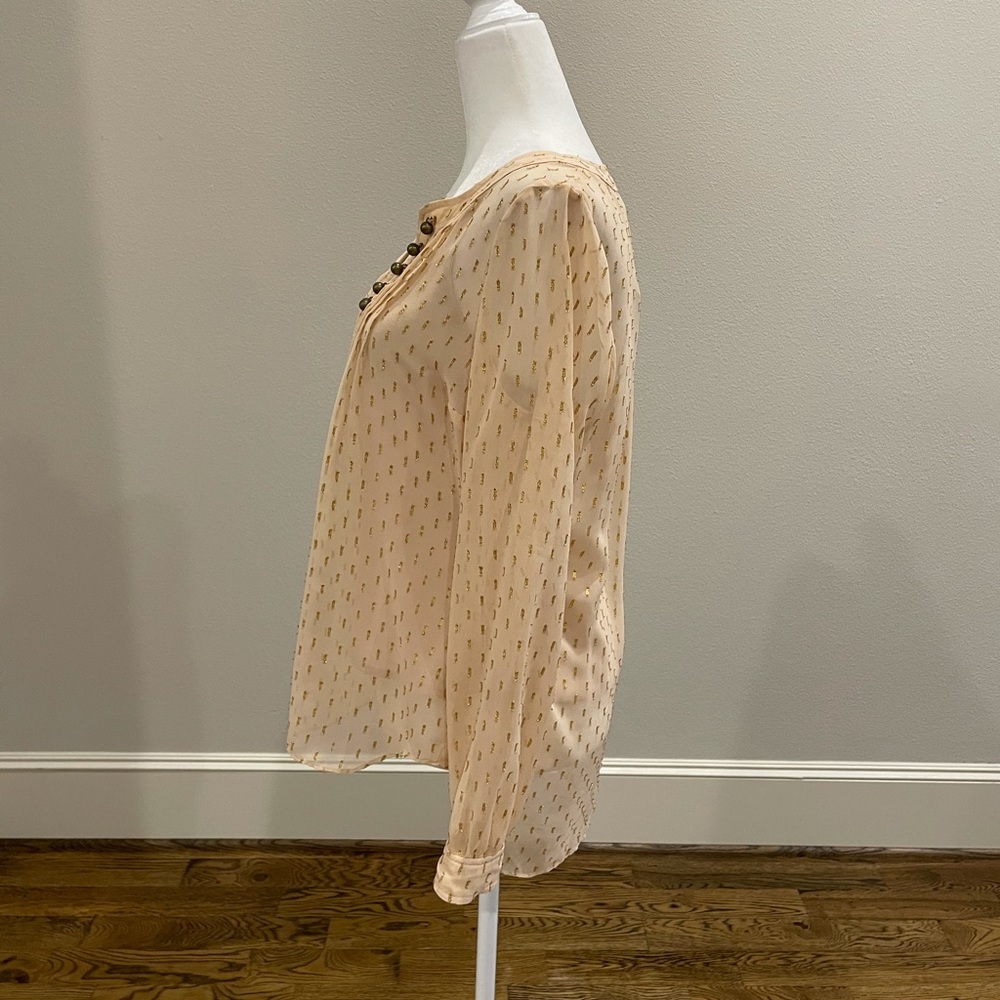 Anthropologie Spun Meteoroid Clip Dot Blouse by Plenty by Tracy Reese - Picture 8 of 16
